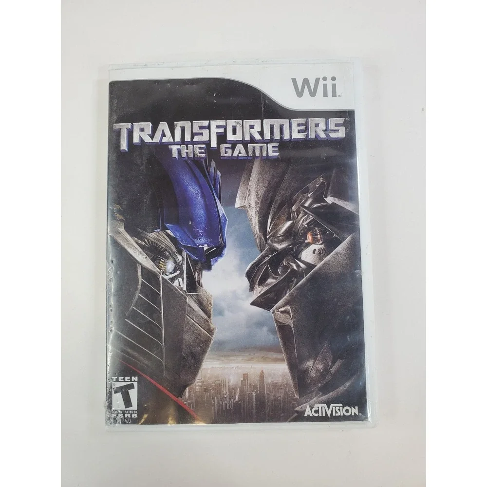 Transformers Wii The Game Nintendo Complete CIB Manual Working Tested